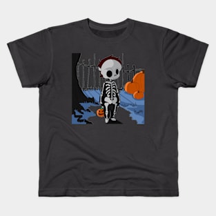 Chibi Skeleton Kids T-Shirt